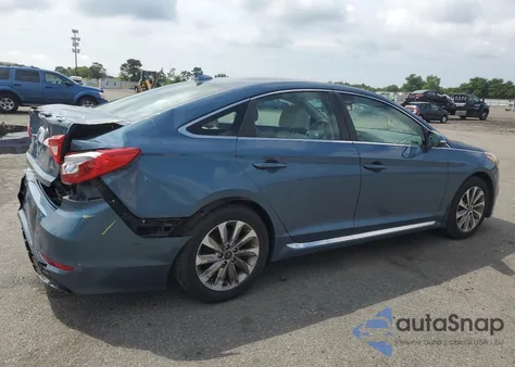 2017 Hyundai Sonata Sport z USA, uszkodzony, nr VIN 5NPE34AF4HH482736